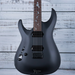Schecter Left-Handed Damien-6 Electric Guitar | Satin Black | Maple Neck +Rosewood Fingerboard +Bat Inlays +Blackout Hardware (FREE SHIPPING)