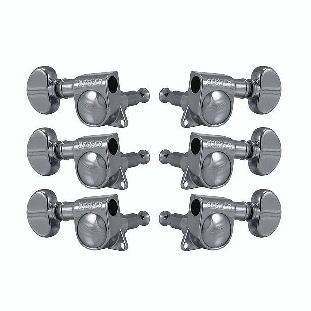 Grover Midsize Rotomatic Tuners | 3x3 | Chrome