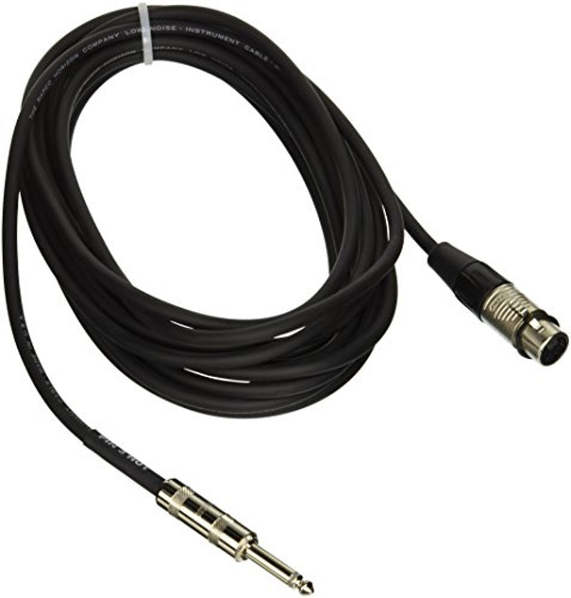 Rapco Hi-Z Microphone Cable | XLRF-1/4 | 20