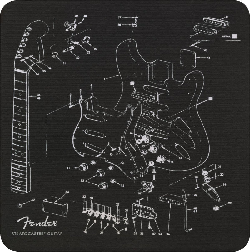 Fender Mousepad | Exploded Strat