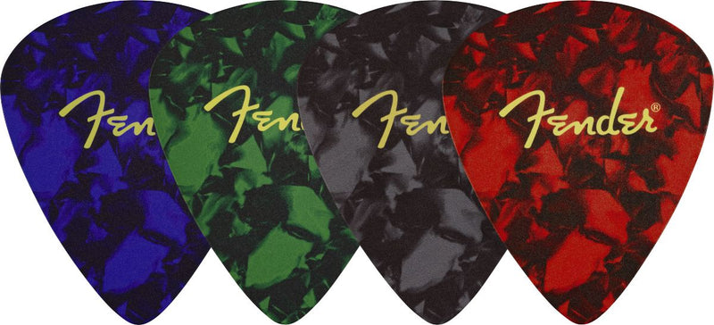 Fender Pick Shape Logo Coasters | 4pk | Multicolor