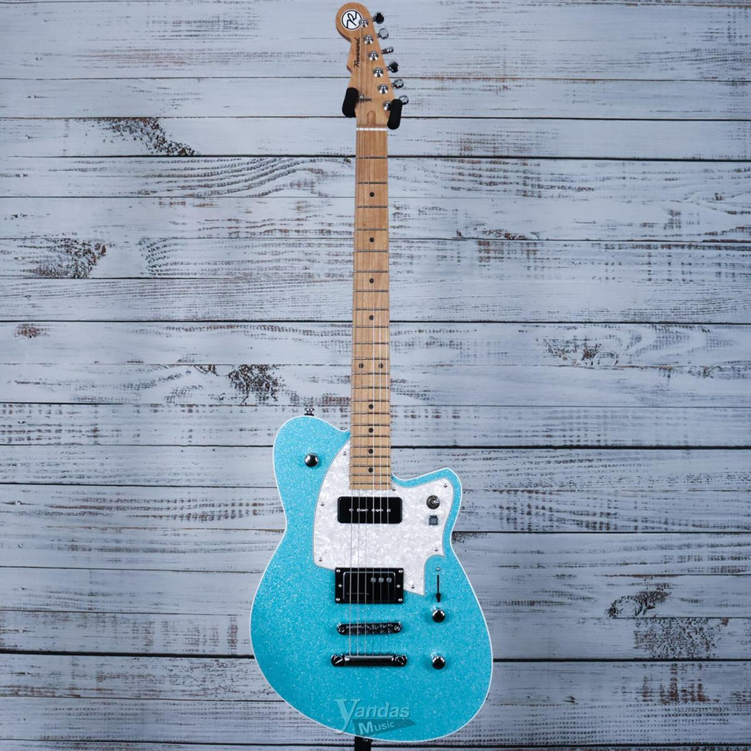 Reverend Chris Freeman Signature Guitar | Turquoise Sparkle