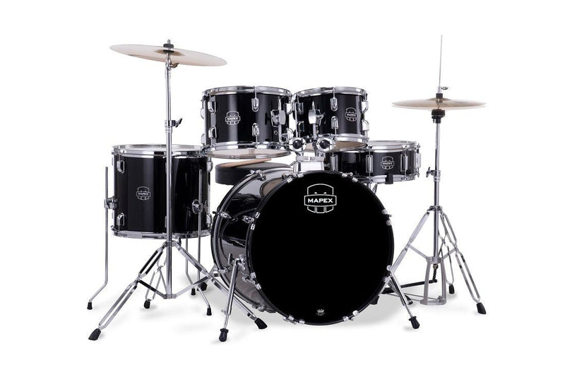 Mapex Comet Series Drum Kit | 5pc | Dark Black | 20