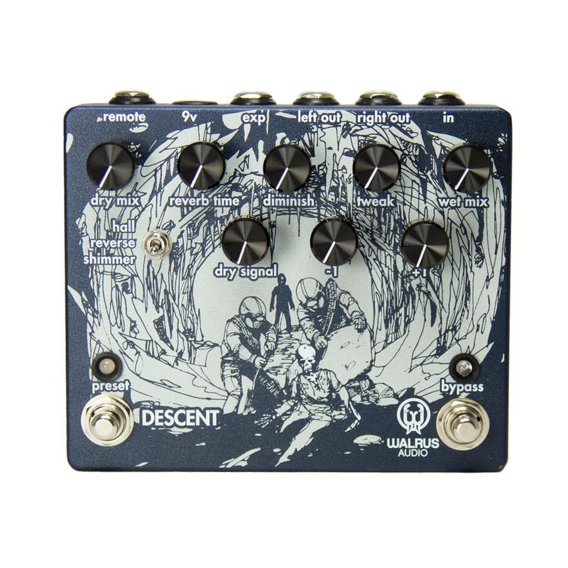 Walrus Audio Descent Reverb/Octave Machine Effect Pedal