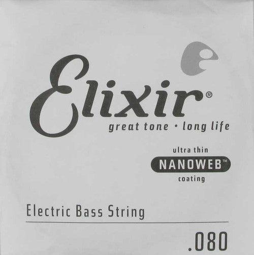 Electric Bass Nickel Plated Steel with NANOWEB® Coating | Single String .80