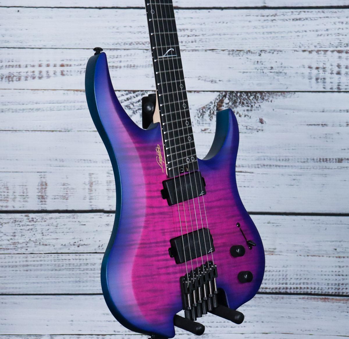Legator GHOST G6FSS ヘッドレス　フレイムパープル　レガター Legator Ghost G6FSS Multiscale Headless Electric Guitar | Hyper Nova B
