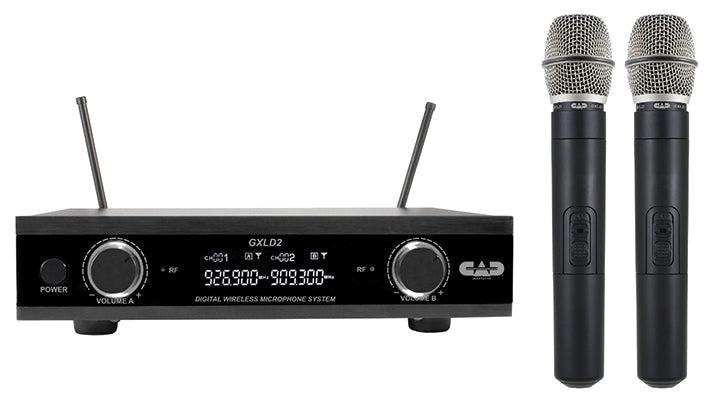 CAD Audio Digital Wireless Dual Handheld Microphone System