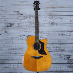 Yamaha A1M VN Acoustic Electric Guitar | Vintage Natural