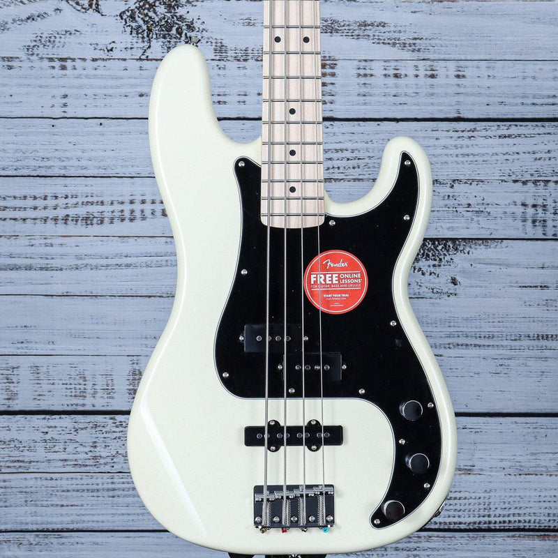 Squier Affinity Precision Jazz Bass Guitar | Olympic White