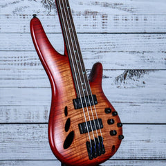 Ibanez SRD900F 4str Fretless Bass | Brown Topaz Burst Low Gloss
