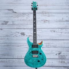 Paul Reed Smith SE Custom 24 Quilt Electric Guitar | Turquoise