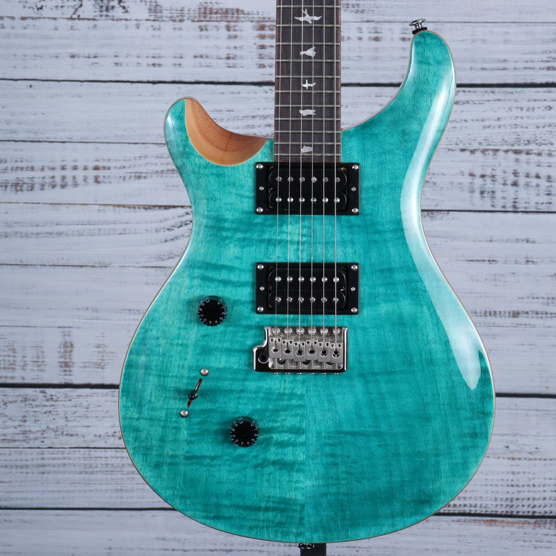 PRS SE Custom 24 Lefty Electric Guitar | Turquoise