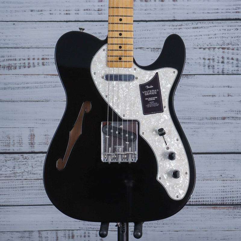 Fender Vintera II '60s Telecaster Thinline Guitar | Black