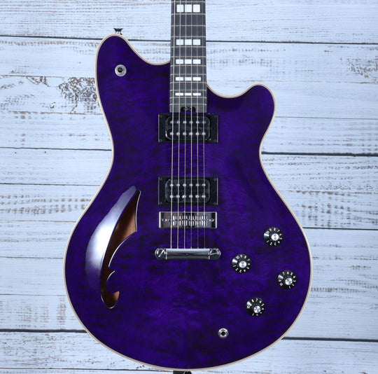 *DEMO* EVH SA-126 Special QM Electric Guitar | Transparent Purple