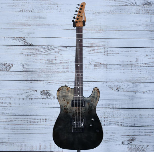 *DEMO* Schecter Standard Series PT | Black Fade Burst Burl