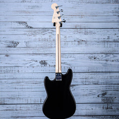 Squier Sonic Bronco Bass Guitar | Black w/White Pickguard