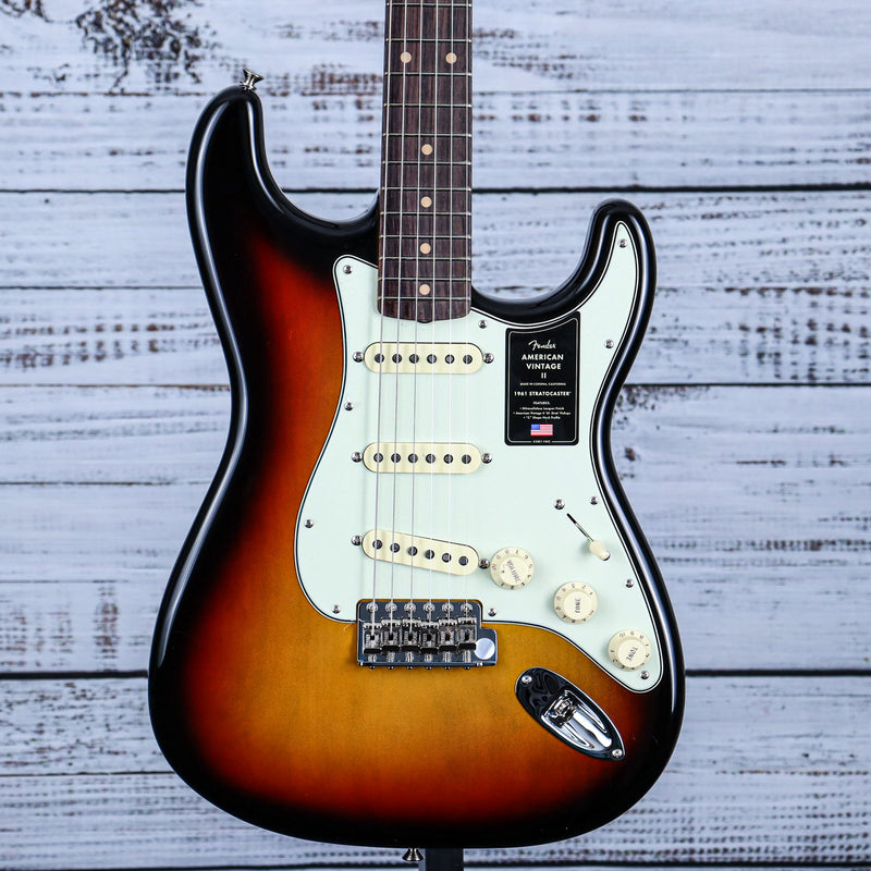 Fender American Vintage II 1961 Stratocaster Guitar | 3 Color Sunburst