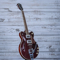 Gretsch Streamliner Rally II Electric Guitar | Oxblood/Walnut Stain