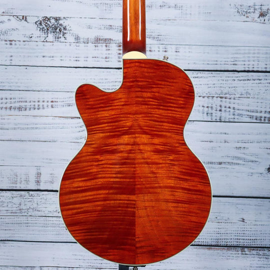 *DEMO* Gretsch Electromatic LTD Flame Okoume Broadkaster Jr. w/Bigsby | Roundup Orange