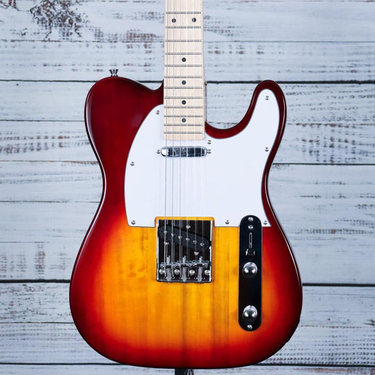 Amati H-Series Single Cut-Away Electric Guitar | Classic Cherry Sunburst