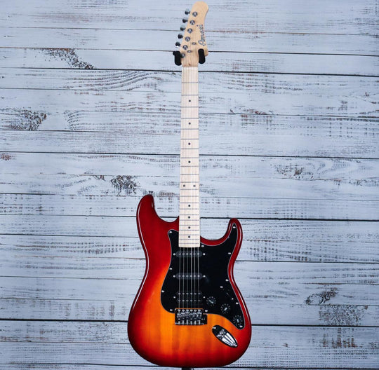 Amati H-Series Double Cut-Away HSS Electric Guitar | Classic Cherry Sunburst