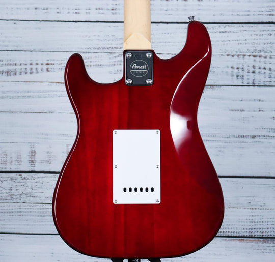 Amati H-Series Double Cut-Away SSS Electric Guitar | Classic Cherry Sunburst