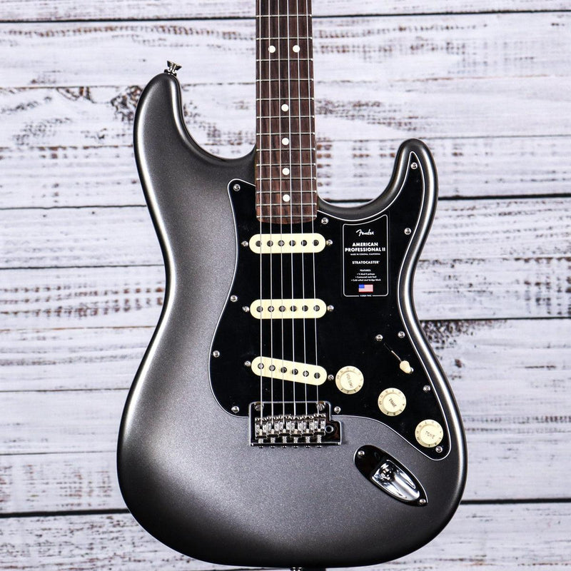 Fender American Professional II Strat Electric Guitar | Mercury Finish