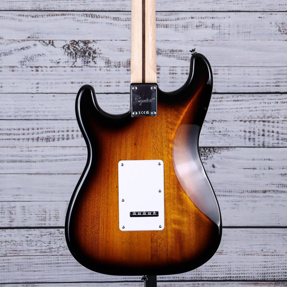 Guitare électrique Squier Sonic Stratocaster, Sunburst 2 couleurs, touche  en érable, plaque de protection blanche 0373152503