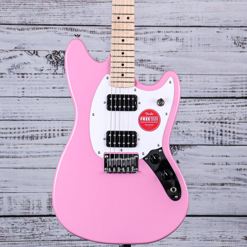 Squier Sonic Mustang HH Electric Guitar | Flash Pink