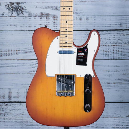 Fender Limited Edition American Performer Timber Telecaster | Honey Burst