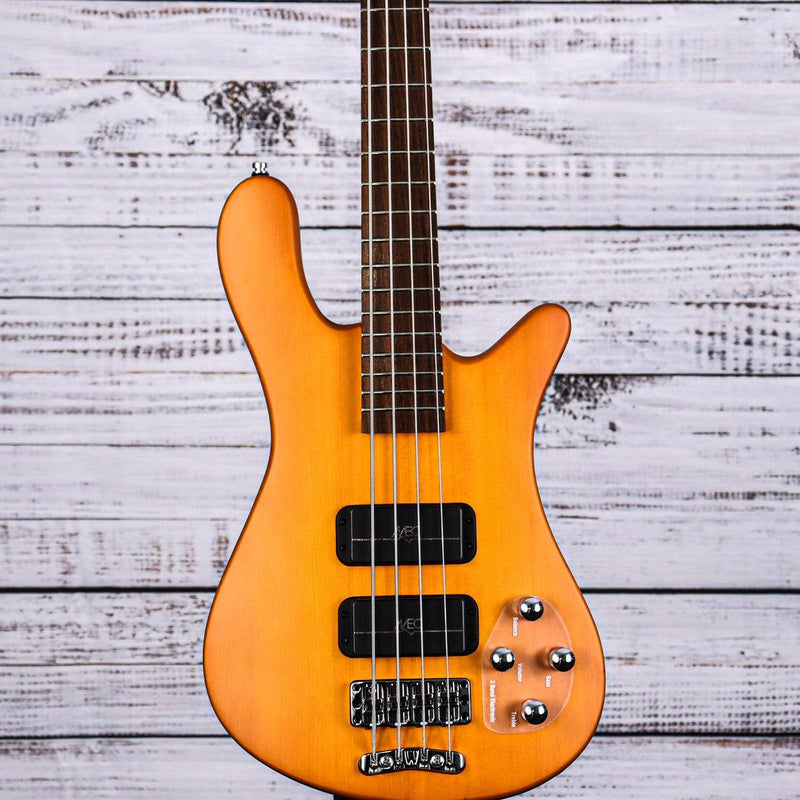 Warwick RockBass Streamer Bass Guitar | 4 String | Honey Violin Transparent Satin
