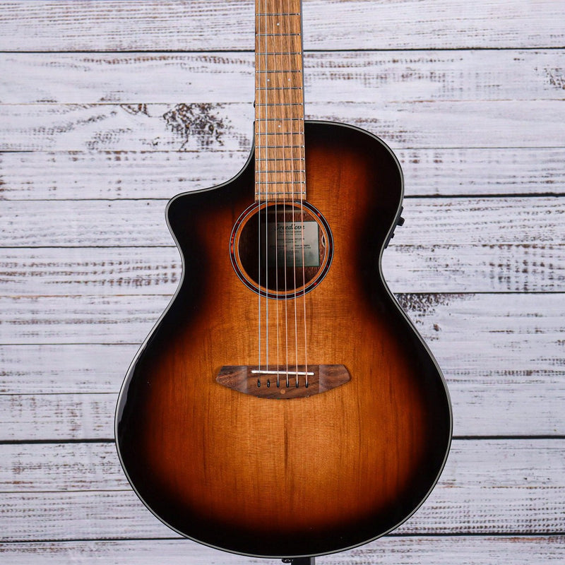 Breedlove DSCN44LCERCAM Discovery S Concert Edgeburst Acoustic Guitar | Left Handed