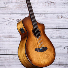 Breedlove Pursuit Exotic S Concerto Fretless CE Bass | Amber