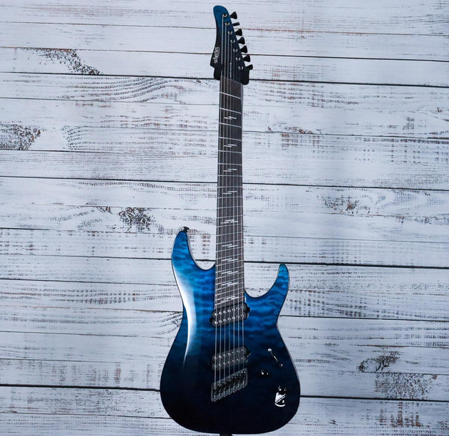 *DEMO* Schecter Reaper 7 Elite Multiscale | Deep Ocean Blue