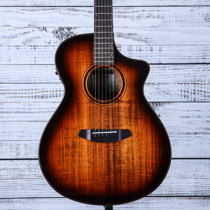 Breedlove Pursuit Exotic S Concert Edgeburst Acoustic Guitar | Koa | PSCN44CEKOKO