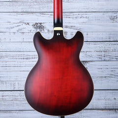 Ibanez Artcore Semi-Hollow Electric Guitar | Sunburst Red Flat | AS53