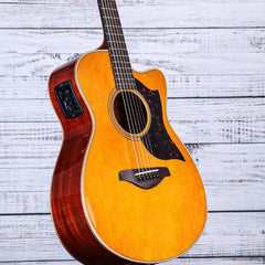 Yamaha Acoustic Electric Guitar | Mahogany | Vintage Natural | AC1M