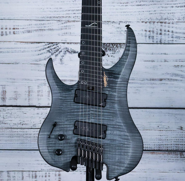 Legator Ghost G7FSSL Left Handed 7str Electric Guitar | Black Flame