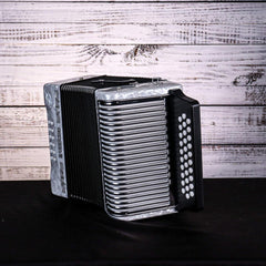 Hohner Corona II Diatonic Accordion | G\C\F | White | 3500GW