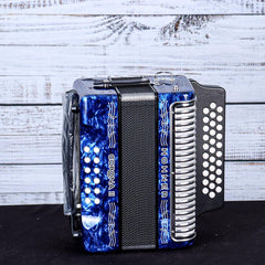 Hohner Corona II Accordion | G/C/F  | Dark Blue