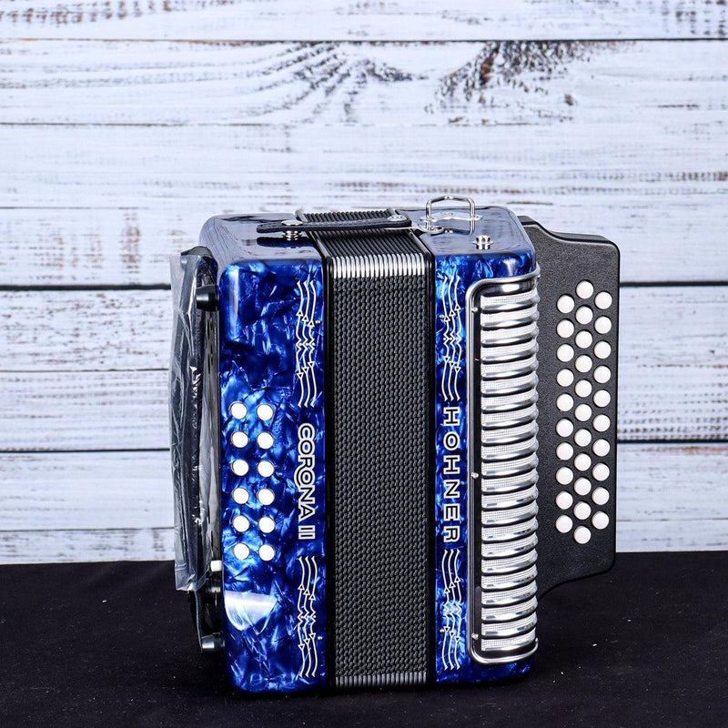 Hohner Corona II Accordion | G/C/F  | Dark Blue
