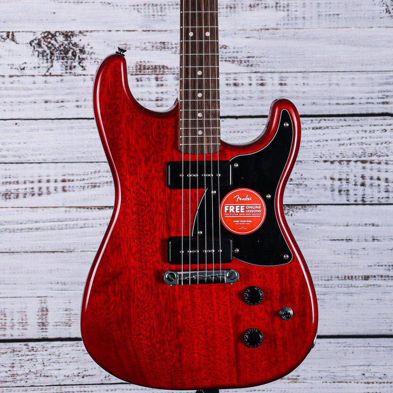 Squier Paranormal Strat-O-Sonic Guitar | Crimson Red