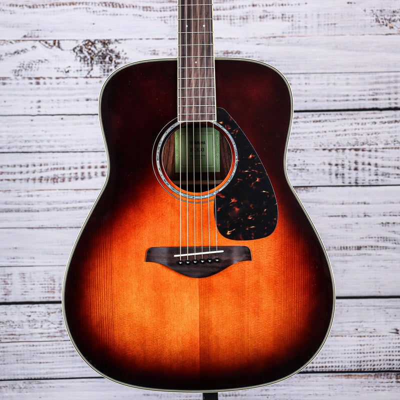 Yamaha FG830 Acoustic Guitar | Tobacco Brown Sunburst