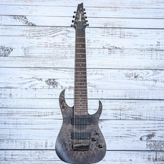 Ibanez RG9PB 9 String Electric Guitar | Transparent Gray Flat