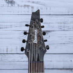 Ibanez RG9PB 9 String Electric Guitar | Transparent Gray Flat
