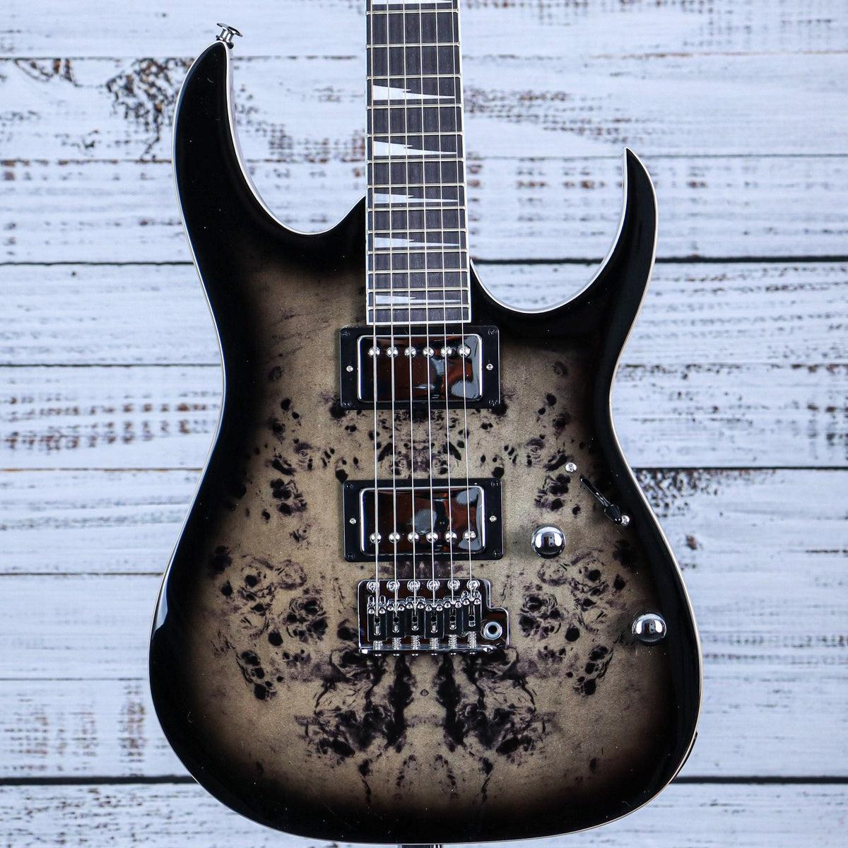 Ibanez GRG220PA1 Electric Guitar | Transparent Brown Black Burst