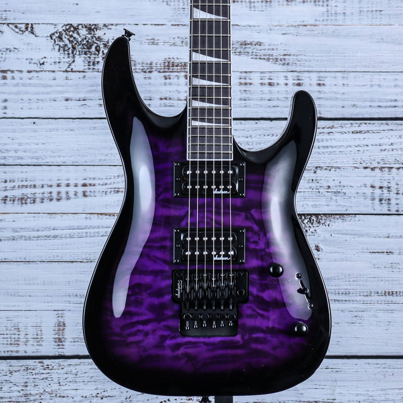 Jackson Dinky Arch Top JS32Q DKA Electric Guitar | Transparent Purple Burst