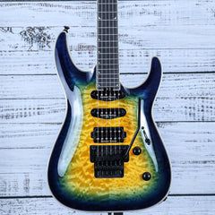 Jackson Pro Plus Series Soloist SLA3Q Guitar | Amber Blue Burst