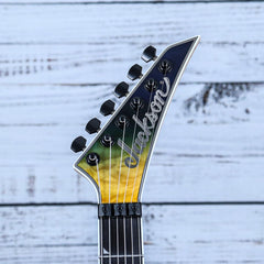 Jackson Pro Plus Series Soloist SLA3Q Guitar | Amber Blue Burst
