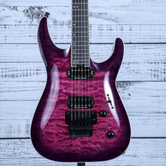 Jackson Pro Plus Series Dinky DKAQ Guitar | Transparent Purple Burst